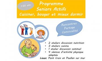 Programme cuisiner, bouger et mieux dormir à Pont-Croix