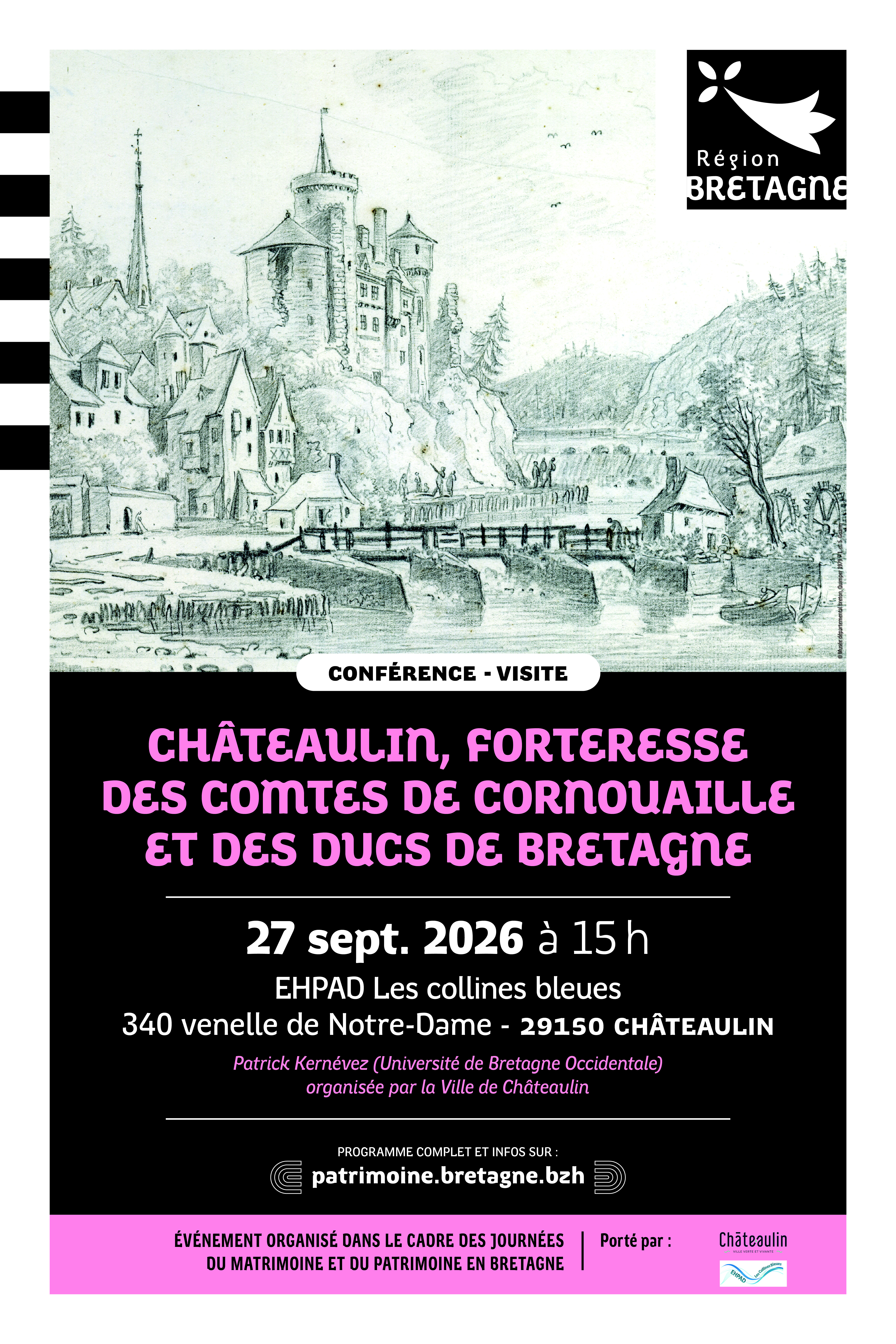 affiche journées du patrimoins chateaulin