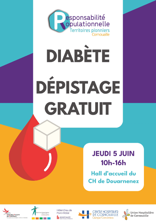 Affiche depistage diabète