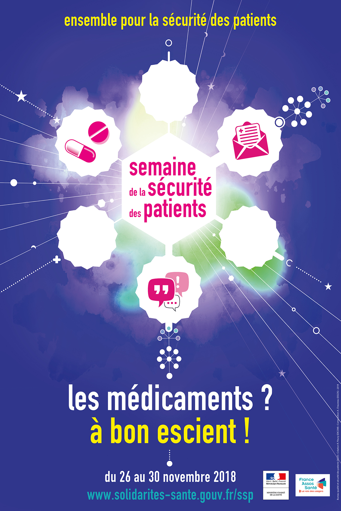 Affiche semaine sécurité patient 2018