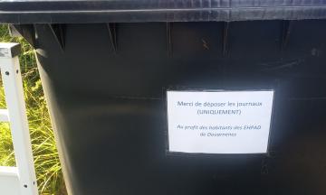 poubelle journaux 