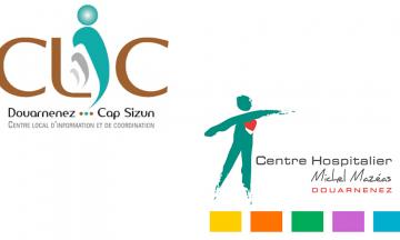 Logo du CLIC et du Centre hospitalier de Douarnenez