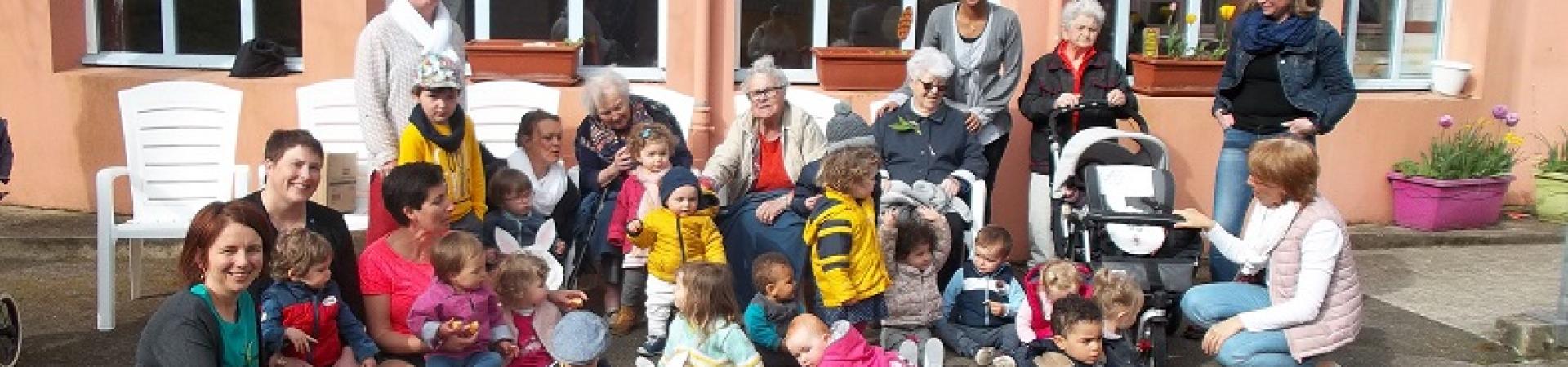 Les tout petits à l'Accueil de jour 