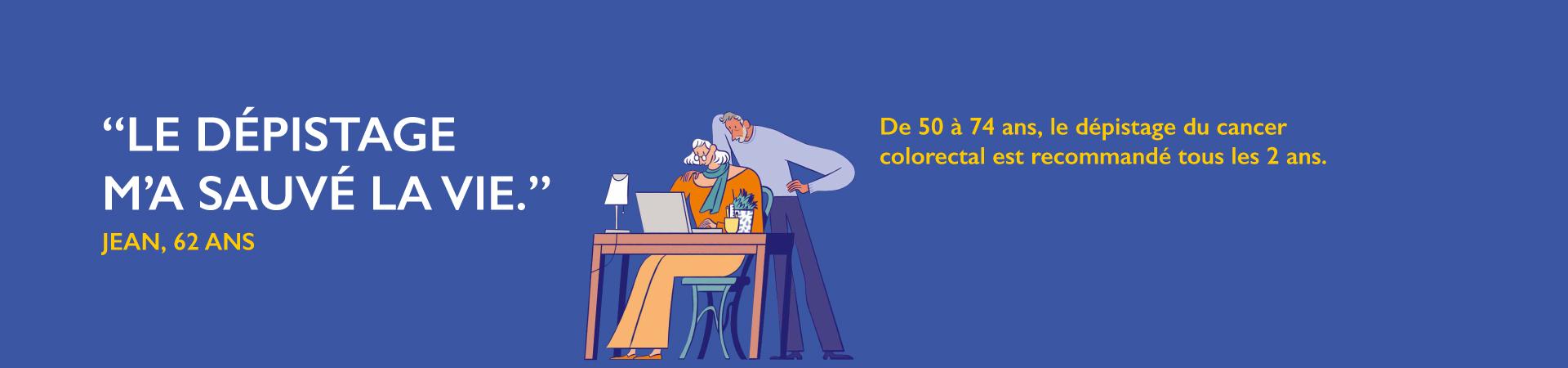 Mars bleu, mois national de sensibilisation au dépistage du cancer colorectal
